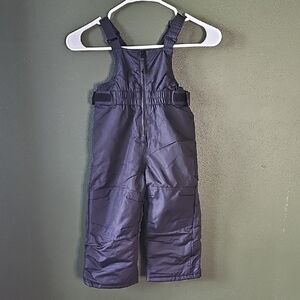 Cat and Jack Kids Toddler Snow Pants Overalls Black Size 2T